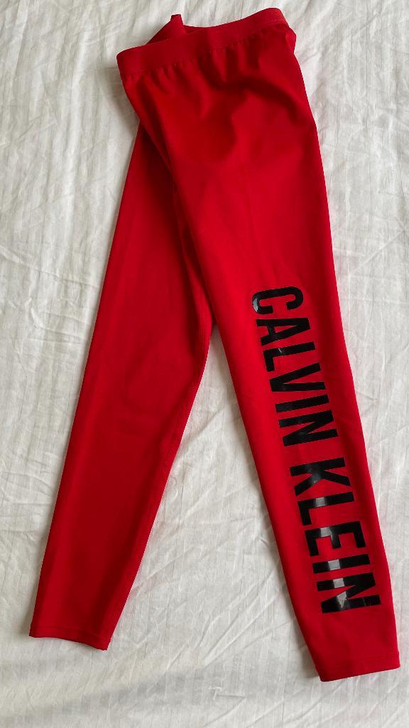 CALVIN KLEIN dames sportbroek legging maat XS rood NIEUW, Kleding | Dames, Sportkleding, Nieuw, Overige typen, Maat 34 (XS) of kleiner