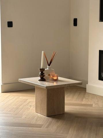 Travertin salontafel/bijzettafel  beschikbaar voor biedingen