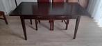 Eettafel donker/antiek eiken. Met 2 schuifladen., Huis en Inrichting, Tafels | Eettafels, Zo goed als nieuw, 150 tot 200 cm, Rechthoekig