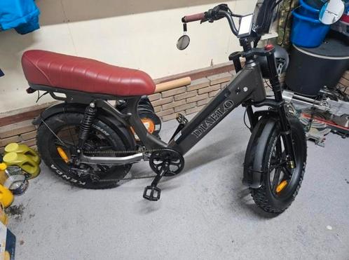 Fatbike diablo rks 30km, Fietsen en Brommers, Elektrische fietsen, Zo goed als nieuw, Overige merken, 50 km per accu of meer, Ophalen
