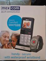 Maxcom Comfort MM715BB - Seniorentelefoon met SOS-armband, Telecommunicatie, Ophalen of Verzenden, Klassiek of Candybar, Zonder simlock