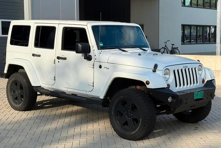 JEEP WRANGLER JK SAHARA BJ2011 WIT HARD/SOFTTOP YOUNGTIMER, Auto's, Jeep, Bedrijf, Wrangler, Benzine, A, SUV of Terreinwagen, Automaat