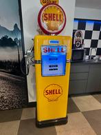 Gerestaureerde Retro USA Shell Benzinepomp, Ophalen