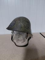 M27 NL helm met plaat ww2 wo2, Verzamelen, Militaria | Tweede Wereldoorlog, Ophalen of Verzenden