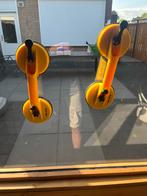 Glasdragers - 2 stuks, Doe-het-zelf en Verbouw, Glas en Ramen, Ophalen, Gebruikt, Overige typen, Minder dan 80 cm