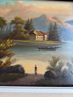 Oud schilderij, begin 1900, niet gesigneerd, Ophalen of Verzenden