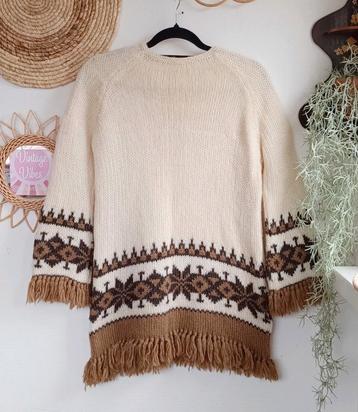 Vintage Ijslandse norway wollen trui noors 80s dale vest beschikbaar voor biedingen