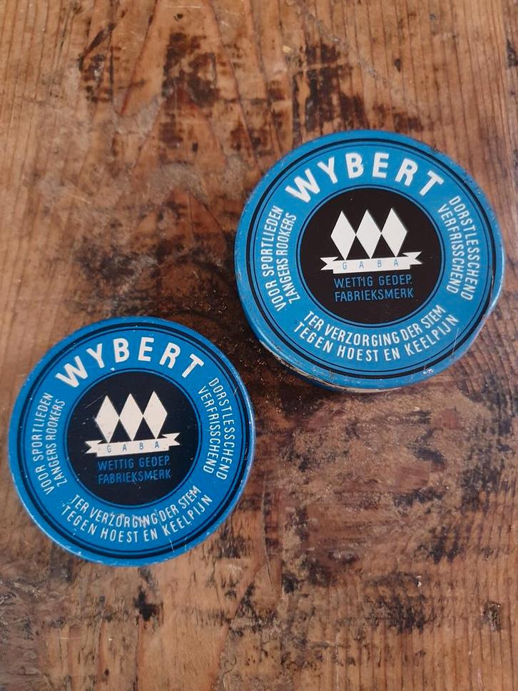 Vintage Wybert GABA Pastilles Blikje (1940-1960), Antiek en Kunst, Curiosa en Brocante, Ophalen of Verzenden