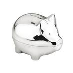 Spaarvarken verzilverd kraamcadeau, Ophalen of Verzenden