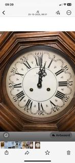 Achthoekige schoolklok, Antiek en Kunst, Antiek | Klokken, Ophalen of Verzenden