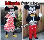 Minnie en mickey samen op jouw feestje mascotte huren pak, Ophalen, Zo goed als nieuw, Verjaardag