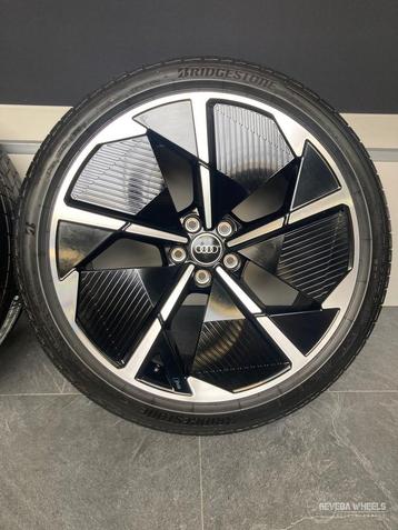 21” originele Audi Q4 RS velgen + zomerbanden DEMO 5x112 89A beschikbaar voor biedingen