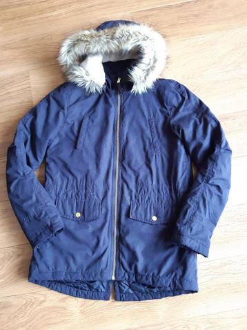 Blauwe winterjas H&M 164  beschikbaar voor biedingen