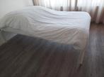 1 pers bed spiraal wit, Ophalen, 90 cm, Eenpersoons, Wit