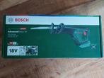 Bosch AdvancedRecip 18v Reciprozaag- Als nieuw - In doos, 70 mm of meer, Ophalen of Verzenden, Zo goed als nieuw, Reciprozaag