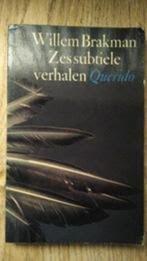 Zes subtiele verhalen - Willem Brakman, Ophalen of Verzenden, Zo goed als nieuw