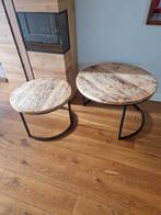 Ronde salontafelset, Ophalen, Gebruikt, 50 tot 100 cm, Rond