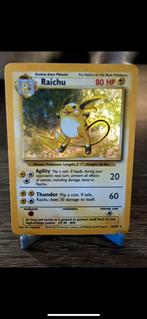 Raichu (14/102) - Base Set - LP, Hobby en Vrije tijd, Verzamelkaartspellen | Pokémon, Ophalen of Verzenden, Gebruikt, Losse kaart