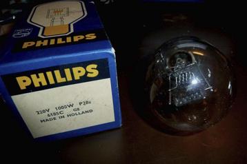 enkele bolle projector lampen Philips - P28s 220V 1000W beschikbaar voor biedingen