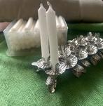 Vintage Kerstboom Kaars Knijpers + Kaarsjes (ZGAN), Ophalen of Verzenden, Zo goed als nieuw