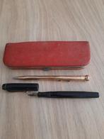 Eversharp set inktpen en vulpotlood solid 14k, Overige merken, Gebruikt, Vulpotlood, Met doosje