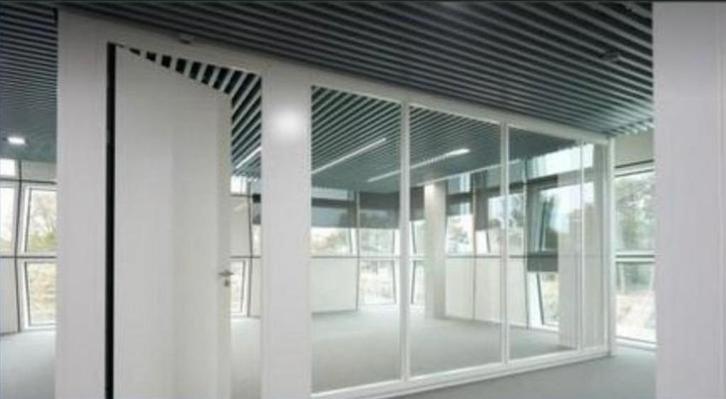 Glazen Scheidingswanden., Doe-het-zelf en Verbouw, Glas en Ramen, Zo goed als nieuw, 160 cm of meer, 160 cm of meer, Veiligheidsglas