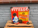 Oude Vitello Emaille Reclamebord, Ophalen of Verzenden