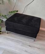 Zwarte poef - Stijlvol en comfortabel, Ophalen, Zo goed als nieuw, 50 tot 75 cm, Vierkant