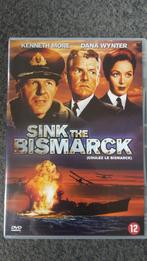 DVD Sink The Bismarck 1960, Cd's en Dvd's, Dvd's | Klassiekers, 1940 tot 1960, Actie en Avontuur, Ophalen of Verzenden, Zo goed als nieuw