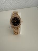 Goudkleurige Dameshorloge met Strass, Sieraden, Tassen en Uiterlijk, Horloges | Dames, Overige merken, Overige materialen, Polshorloge