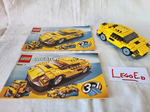 Lego 4939 - Cool Cars - Creator: Traffic (o.a. Lamborgini), Kinderen en Baby's, Speelgoed | Duplo en Lego, Zo goed als nieuw, Lego