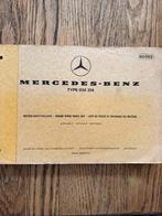 Mercedes OM 314 onderdelenboek motor 1972, Ophalen of Verzenden