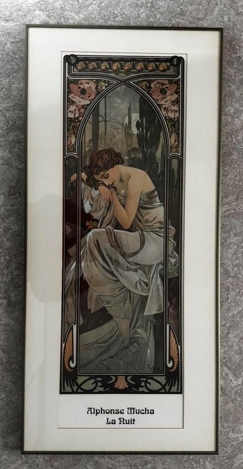 Afbeelding Aphons Mucha, Antiek en Kunst, Kunst | Tekeningen en Foto's, Ophalen