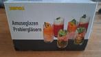 6 amuseglaasjes in nieuwe ongeopende verpakking, Glas of Glazen, Nieuw, Ophalen of Verzenden, Glas