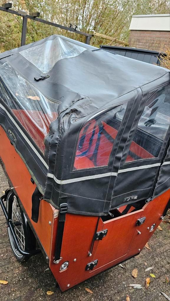 Babboe Max-E Elektrische Bakfiets - 6 persoons - Weinig km!, Fietsen en Brommers, Fietsen | Bakfietsen, Zo goed als nieuw, 4 kinderen of meer