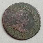 2 Tournois 1610-1643 Frankrijk Oude Munt Lodewijk XIII Louis, Ophalen of Verzenden, Frankrijk