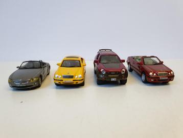 HONGWELL 1:72 Personenauto’s 4 stuks z.g.a.n. beschikbaar voor biedingen