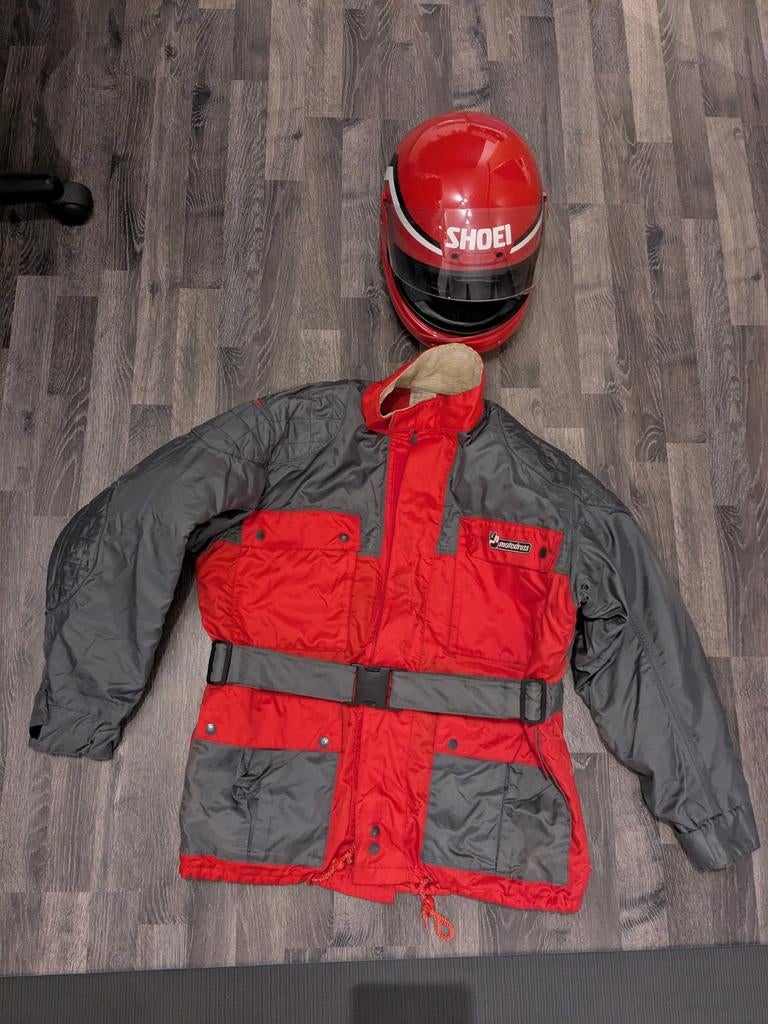 Motorhelm en motorjas, Motoren, Kleding | Motorhelmen, Ophalen of Verzenden, Tweedehands, Systeemhelm, Overige merken