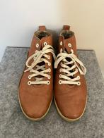 Cognac leren schoenen - maat 38, Bruin, Ophalen of Verzenden, Sneakers of Gympen, Gedragen