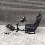 PS SEAT (zwrt Alcantara)met stuur en gaspendaal, Spelcomputers en Games, Ophalen, Gebruikt