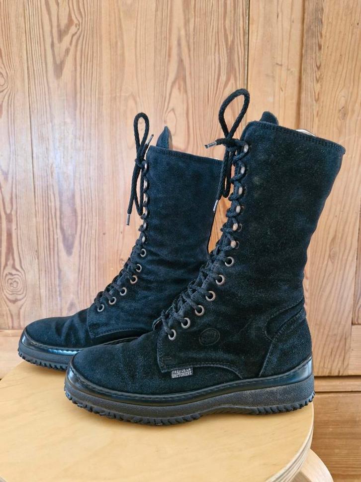 Fred de la Bretoniere zwart suède hoge laarzen mt 36 zgan, Kleding | Dames, Schoenen, Zo goed als nieuw, Hoge laarzen, Zwart, Ophalen of Verzenden