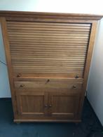 Eiken Computer Kast met Roldeur, Huis en Inrichting, Kasten | Buffetkasten, Ophalen, Gebruikt, 100 tot 150 cm, Eikenhout