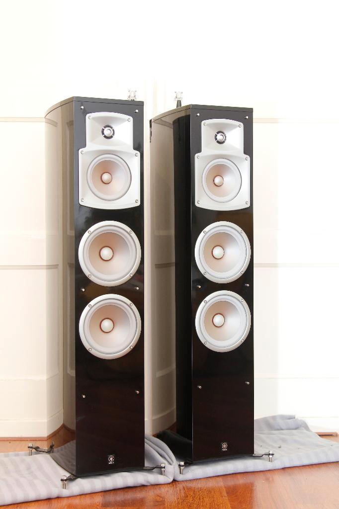 Yamaha NS-555 zuilen, Audio, Tv en Foto, Luidsprekers, Gebruikt, Front, Rear of Stereo speakers, 60 tot 120 watt, Overige merken