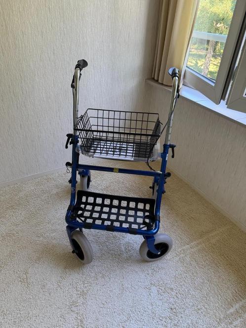 Rollator Simple 286i blauw, Diversen, Rollators, Zo goed als nieuw, Opvouwbaar, Ophalen
