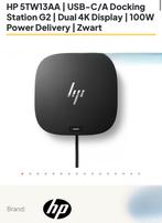 Docking station,  HP 5TW13AA | USB-C/A  G2 | Dual 4K Display, Computers en Software, Dockingstations, Ophalen, Zo goed als nieuw