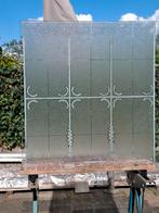 gefigureerd glas jaren 50. 2x., Doe-het-zelf en Verbouw, Glas en Ramen, Ophalen, Gebruikt, Minder dan 80 cm, Minder dan 80 cm