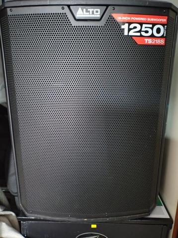 ALTO TS218S – 1250W Actieve Subwoofers (2 stuks) beschikbaar voor biedingen