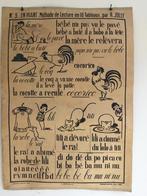 Oude franse schoolposter, Ophalen of Verzenden