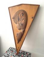 Vintage houten wandbord Maria, Verzenden, Zo goed als nieuw