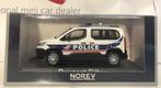 Norev 1:43 Peugeot Rifter 2019 Police Nationale nieuw, Nieuw, Ophalen of Verzenden, Auto, Norev
